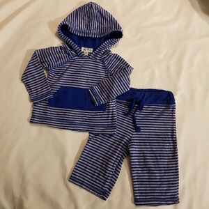 Daily Threads boys 3-6 months striped top and pants, VGUC